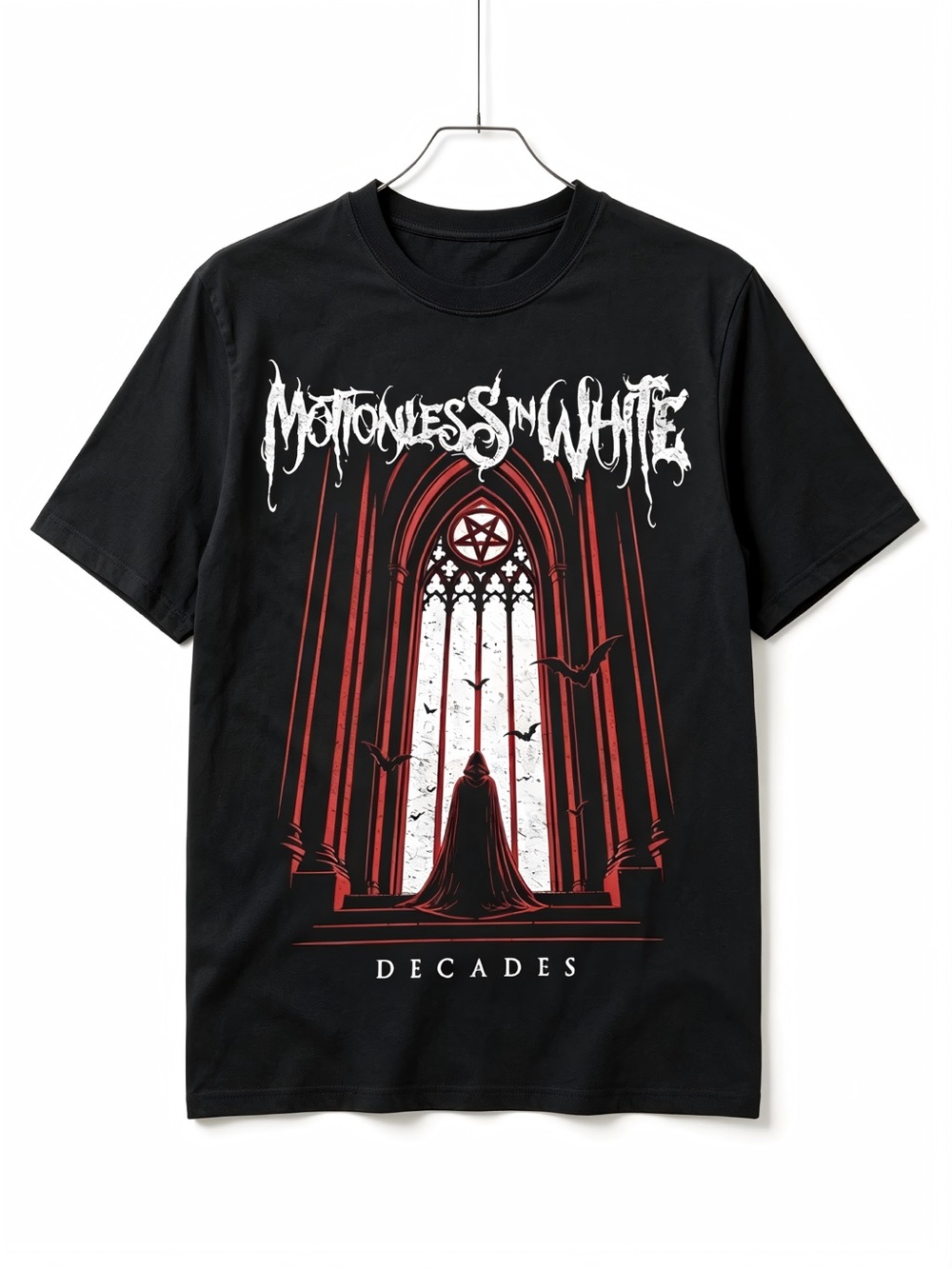 Motionless In White Decades Tracklist Tour Dates 2026 Womens Mens T-shirt Unisex